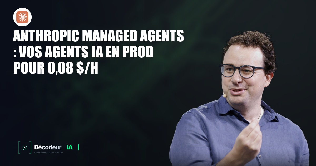 Interface de déploiement d'un agent IA Anthropic Managed Agents avec tableau de bord de sessions