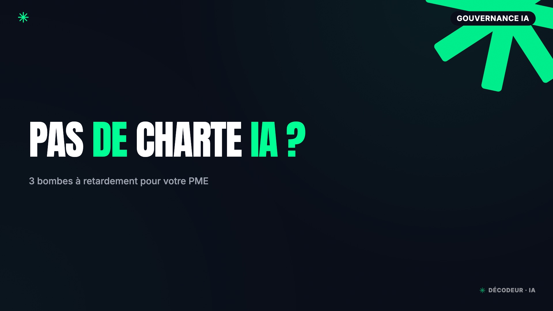 Document de charte IA posé sur un bureau avec un cadenas numérique