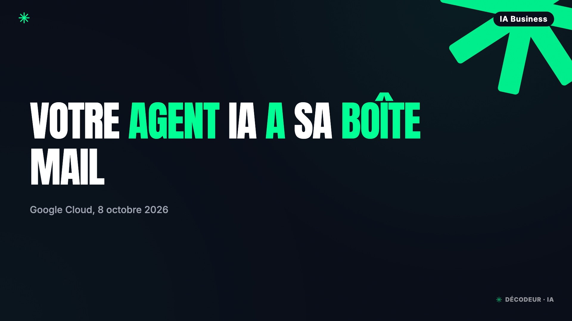 Chez Google, votre agent IA a sa boîte mail et son agenda