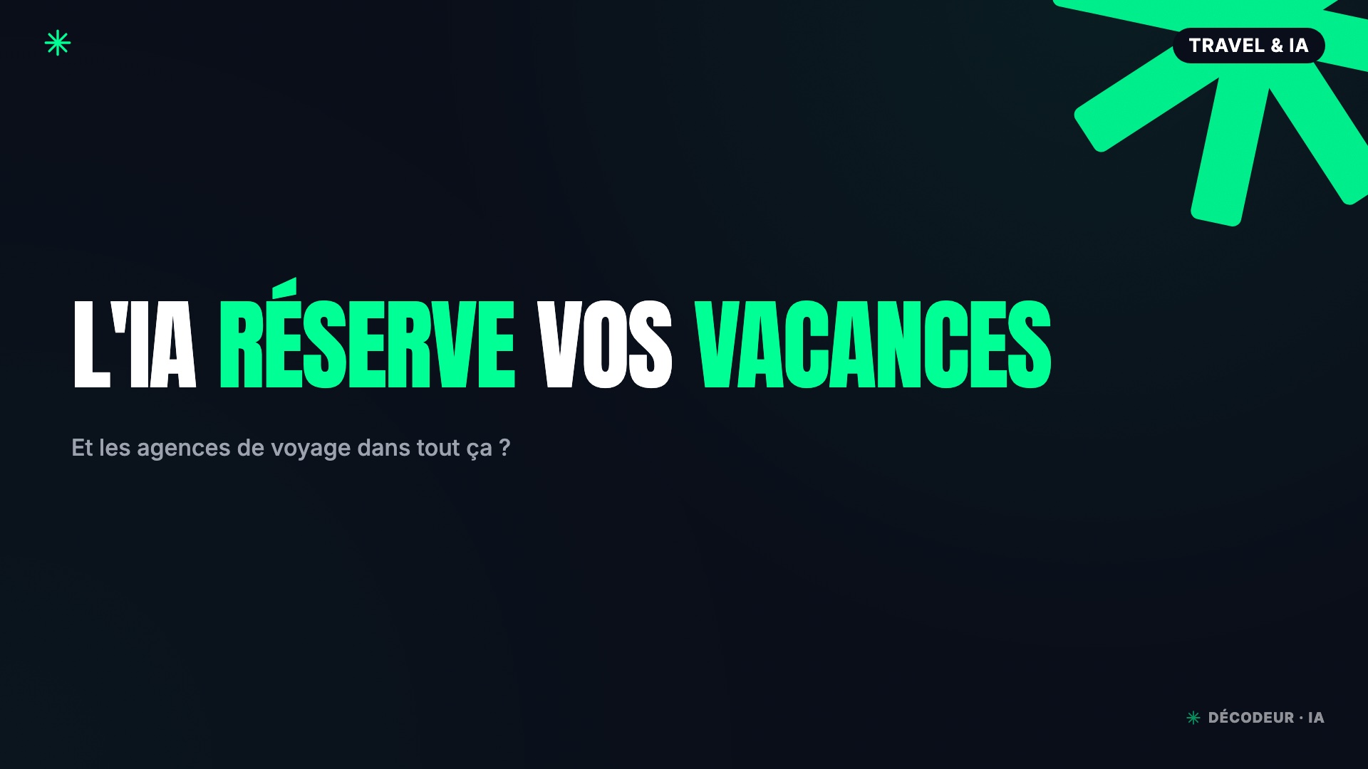Agent de voyage en agence devant un écran affichant un assistant IA de planification d'itinéraire