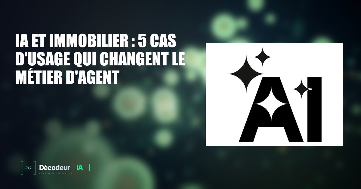 Agent immobilier consultant un tableau de bord IA sur tablette dans un appartement
