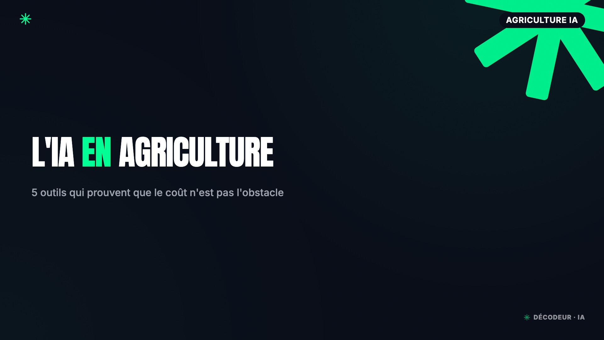 Capteur connecté dans un champ de blé, données IA sur tablette agriculteur