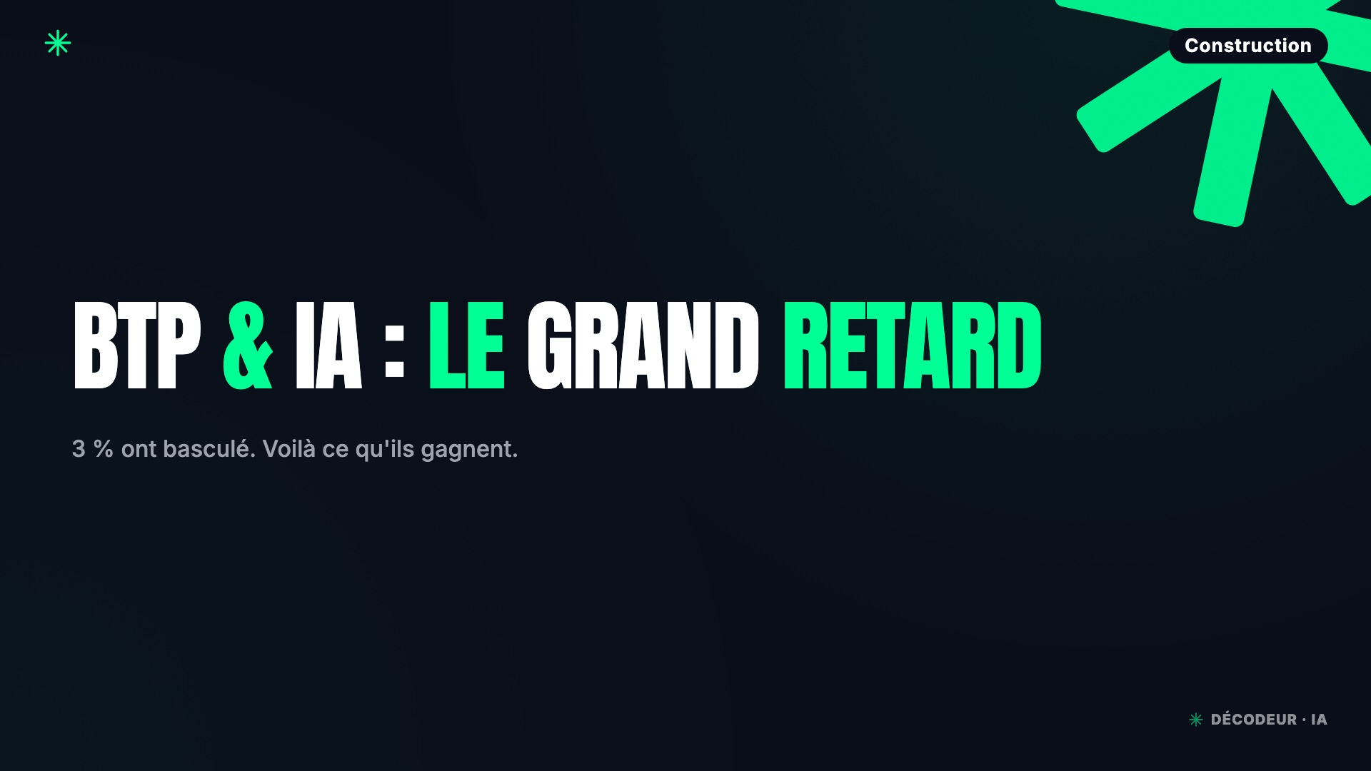 Conducteur de travaux utilisant une application IA sur tablette devant un chantier