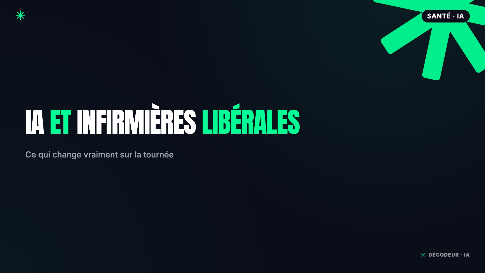 Infirmière libérale en tournée à domicile utilisant une tablette