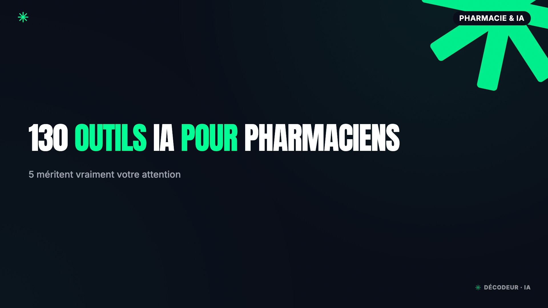 Pharmacien en officine utilisant un écran avec une interface IA d'analyse d'ordonnance