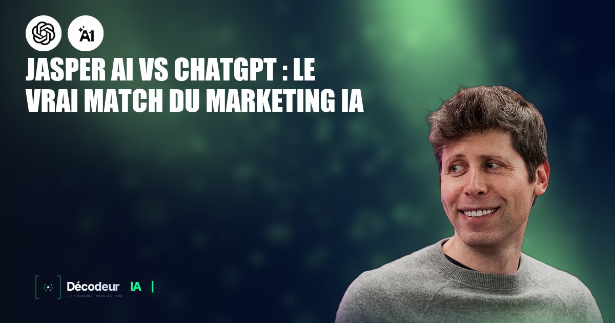Comparatif Jasper AI versus ChatGPT pour le marketing de contenu IA
