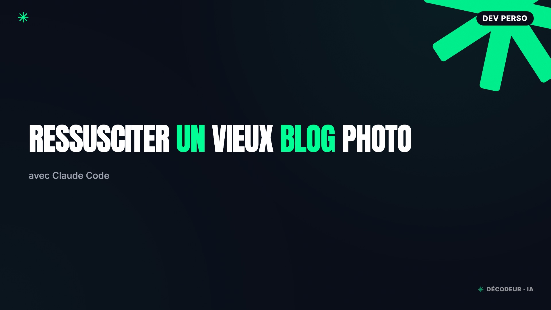 Capture d'écran du blog photo poloroid.fr après refonte, page d'accueil avec articles et section cours gratuits