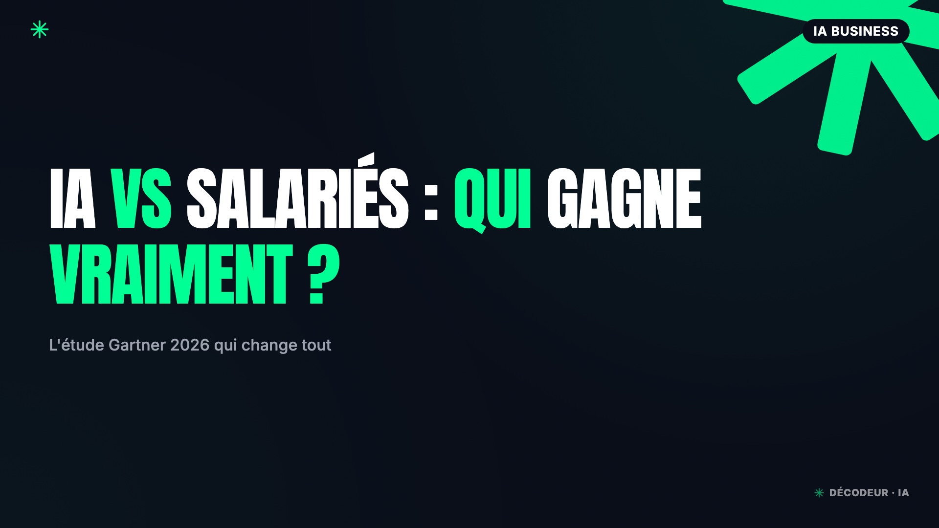 Graphique montrant l'absence de corrélation entre licenciements IA et ROI en entreprise