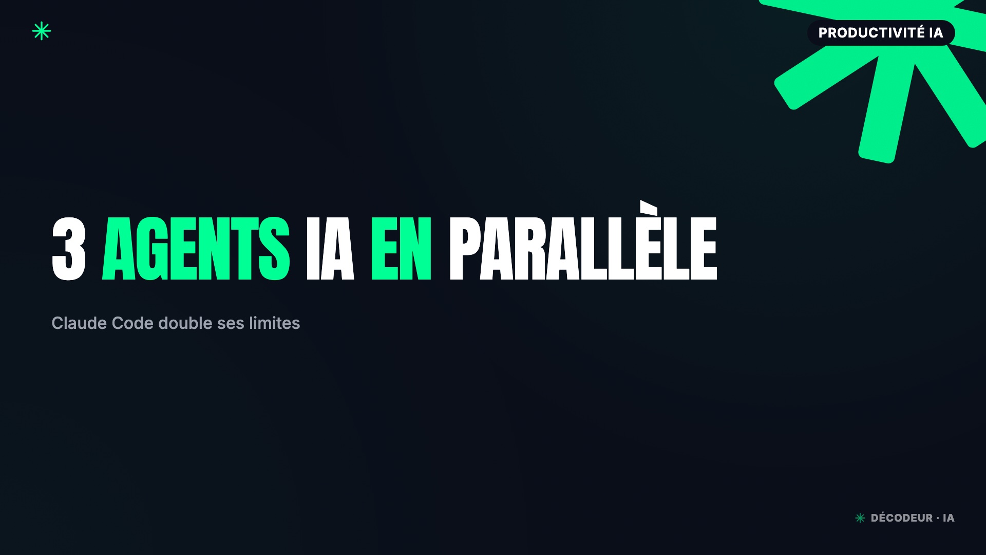 Trois agents IA (RAG, code review, data analysis) tournent en parallèle sur une architecture distribuée