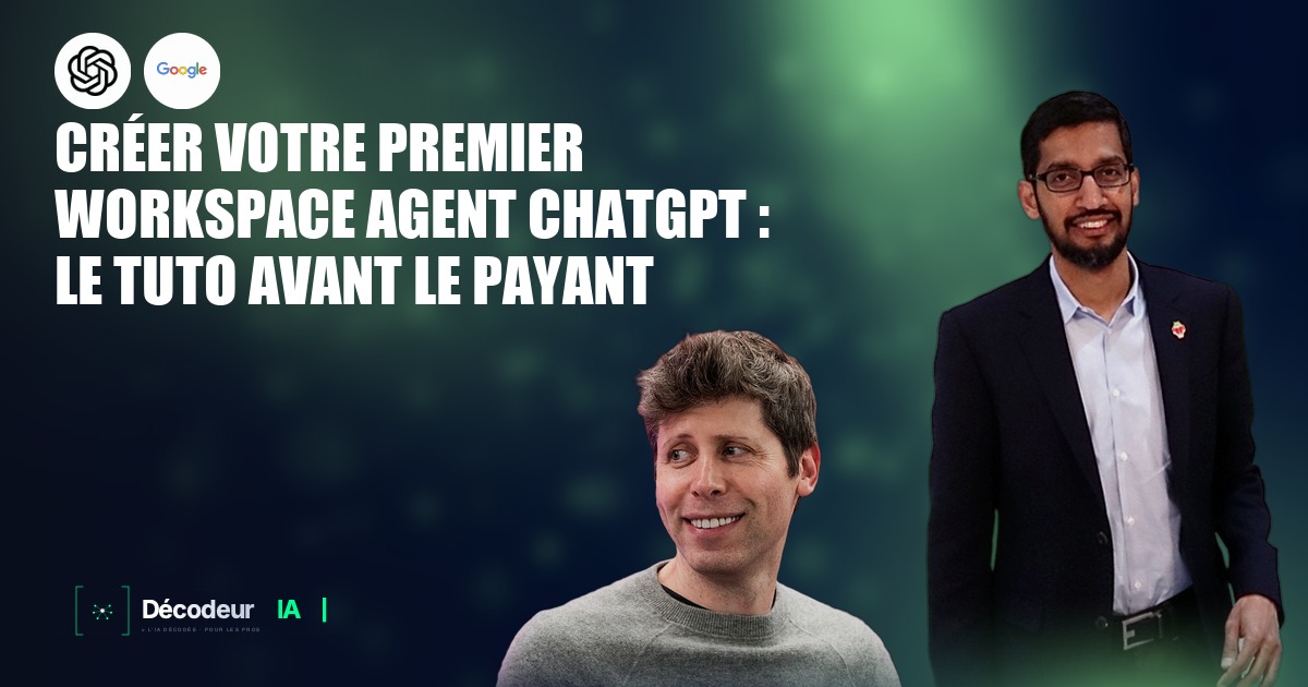 Interface de création d'un Workspace Agent dans ChatGPT avec panneau de configuration